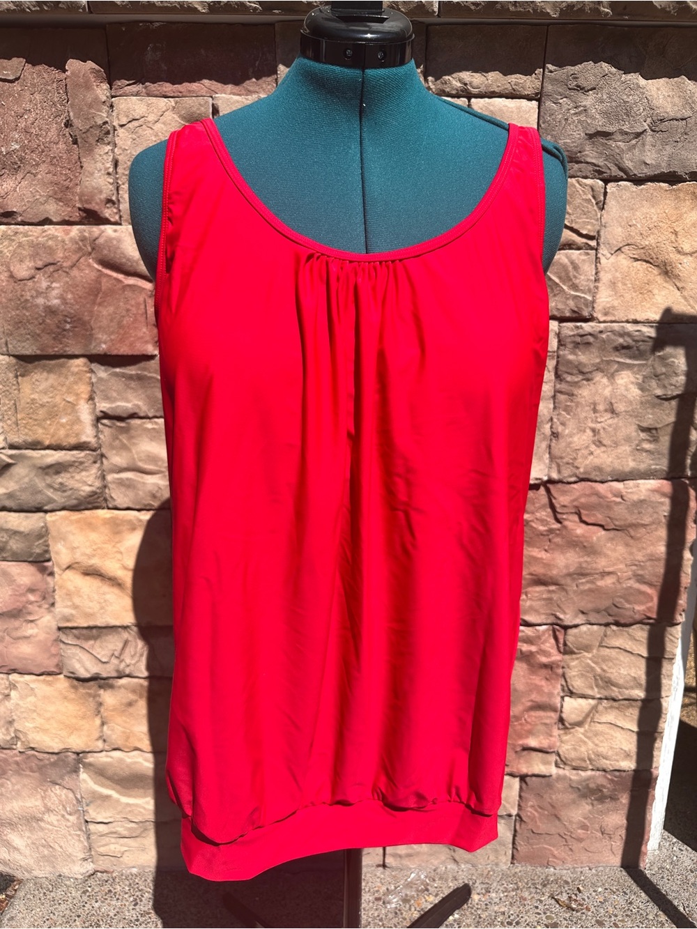 Aqua Eve Swimsuit Top Red Size 20